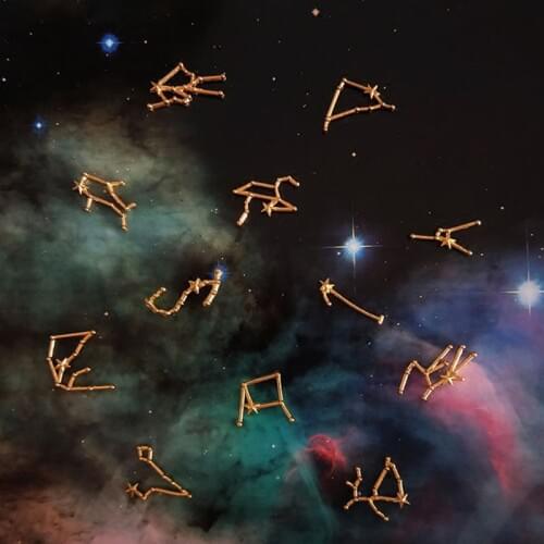 2021 New 12 Constellation Resin Metal Material Epoxy Mold Open Bezel Charm Jewelry Making 2020 trend