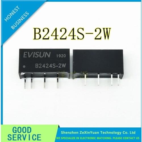 2PCS 5PCS B2424S-2W B2424S SIP-4 NEW DC-DC Power Supply Module