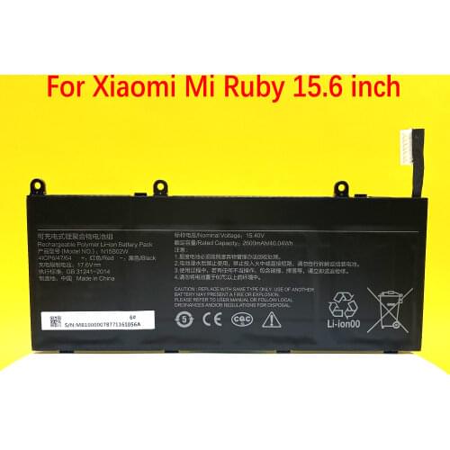 Original Xiaomi Mi Ruby 15.6 inch Timi TM1703 N15B01W Laptop Notebook Windows 10 Series Battery