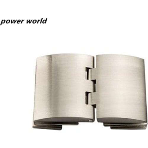 Wine cabinet cabinet perforated glass hinge display cabinet glass door glass clip hinge spot zinc alloy hinge