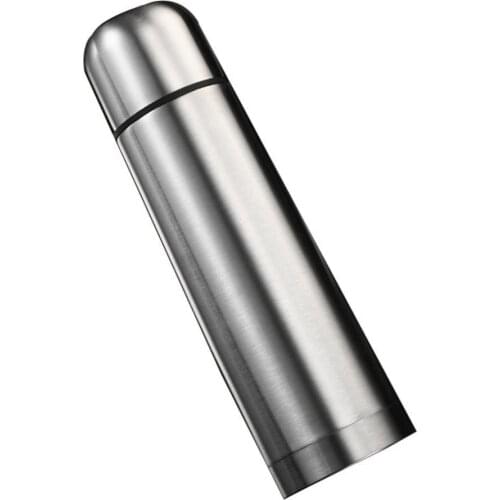 Portable Dual-layer Coffee Bottle Vacuum Flask Tea Water Cup Thermal Jug Mug