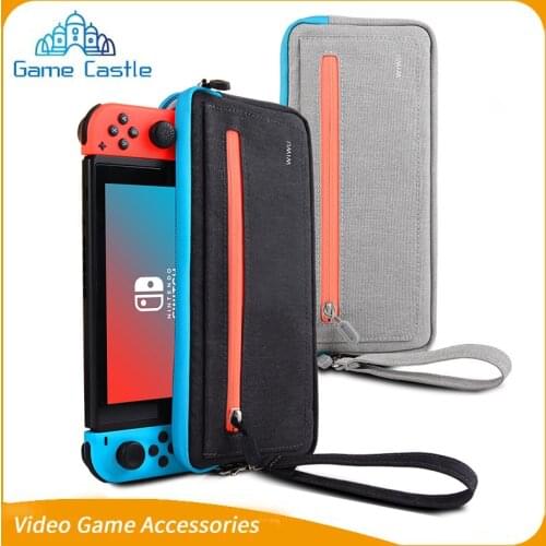 2019 Portable Case for Nintend Switch Soft Carrying Storage Bag for NS Console Shockproof Pouch Cover with 5 Game card holder