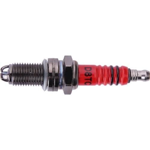 D8TC High Performance 3-Electrode Ignition Motorcycle Spark Plug for Honda Yamaha Moto Accessories Reduce Carbon Deposition