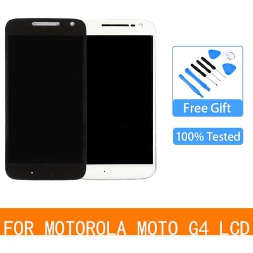 For Motorola Moto G4 Lcd Display Screen and Touch Digitizer Assembly for Moto G4 XT1625 XT1621 XT1624 Lcd Screen with Frame