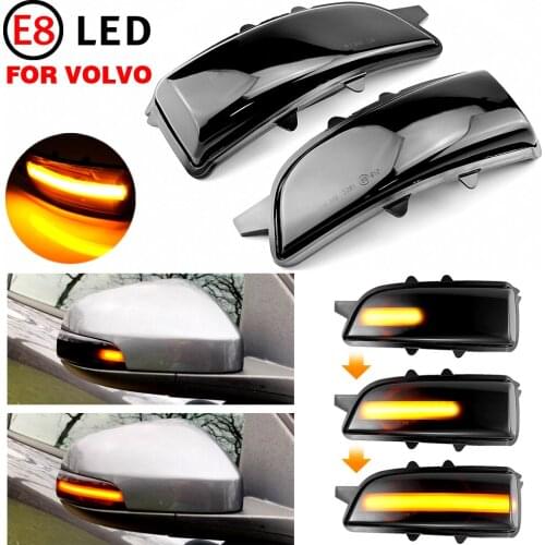31111102 31111090 For Volvo S40 S60 S80 C30 C70 V50 V70 2007 2008 Side Mirror Indicator Dynamic LED Turn Signal Light Blinker