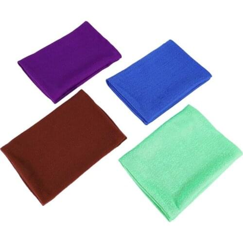 4X Microfiber Cleaning Cloth Drying Towel,Car Cleaning Cloths Valet Polish,Microfiber Towels (30*70Cm, Blue,Purple,Coffee,Green)