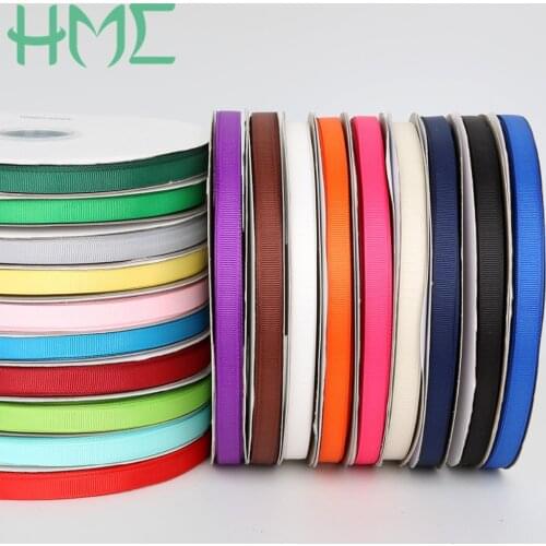 10mm(3/8") 100 yards/lot Mixed Color Grosgrain Satin Ribbons for Wedding Party Decoration DIY Handmade gifts Wrapping