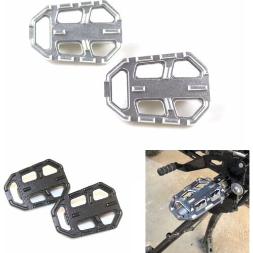 For BMW G310R G310GS R1200GS LC S1000XR 2015-2018 Motorcycle Accessories Billet Wide Foot Pegs Pedals Rest Footpegs