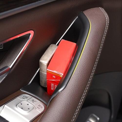 For Mercedes-Benz GLE GLS Class W167 X167 2020 2021 Side Doors Interior Glove Storage Box Organizer Case Holder Car Accessories