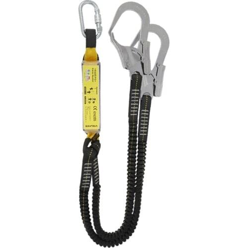 P411 High-altitude operation Elastic protective belt Five-point air conditioner Construction Fall prevention safety rope