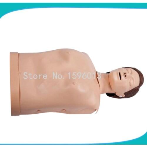 Electronic Half Body CPR Training Manikin,Adult CPR Torso Manikin, First aid rescue model