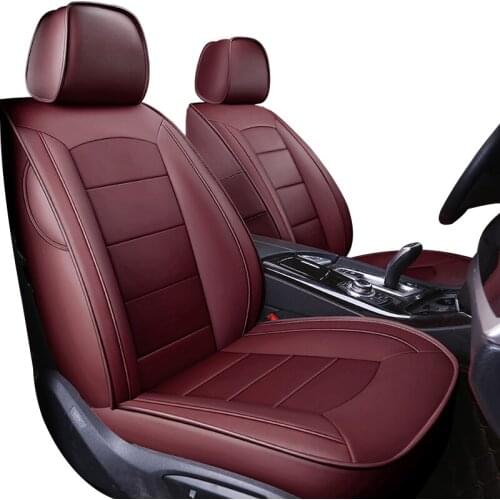 Custom Fit PVC Leather Car Seat Cover for Subaru XV 2020 2019 Covers Seats Cushions Accessories Front & Rear Complete 12pcs/Sets