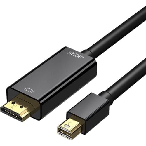 Mini DisplayPort to HDMI Cable 4K Mini DP to HDMI 6 Feet Cable for Air/Pro, Surface Pro/Dock, Monitor, Projector