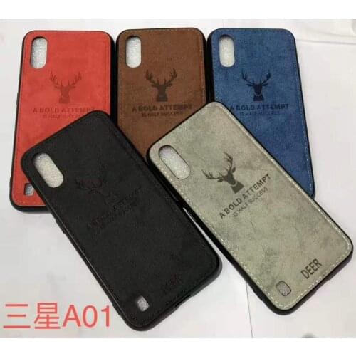 Classic Fabric Matte Skin Hard Back Cover For Samsung Galaxy A21 A01 SM-A015F S20 Plus Ultra Animal Patterned Cases Fundas