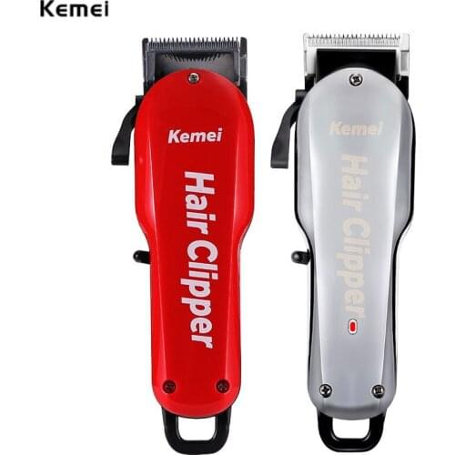 KEMEI Electric Clipper Man Rechargeable USB Hair Trimmers Professional Cordles Hair Clippers Washable Barber Machine For Men