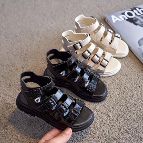 Fashion Gladiator Baby Boys Girl Beach Shoes For Children Kids Summer Sandals 2021 Princess Flat Shoes 1 3 5 6 7 9 10 11 12 Year