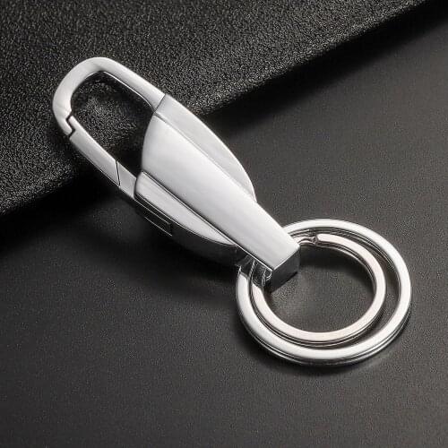 New Mens Metal Car Keychain Creative Personality Key Chain Ring Party Gift Trinket K4061