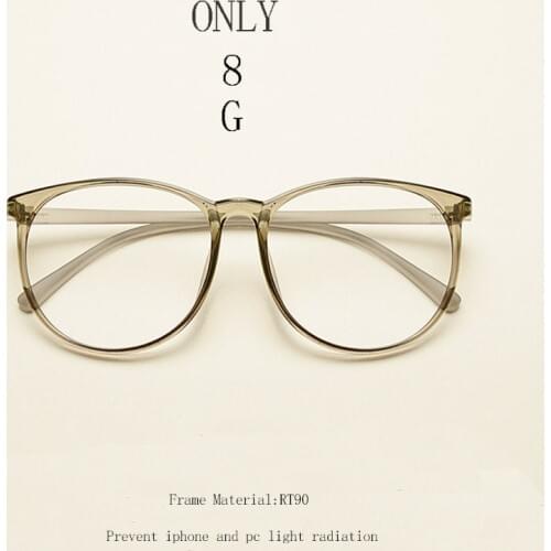 Anti Blue light Ray Computer Goggles Radiation-resistant Transparent eye glasses frames for Unisex Flat mirror Oversize Goggles