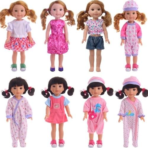 Dress Pajamas Swimwear Series For 14.5 American Doll Accessories,Our Generation,Reborn Baby Doll Childrens Gifts