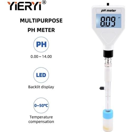 Yieryi pH Meter Digital Acidity Meter pH Tester Soil Meter Tester for Plants Flowers Vegetable Acidity Moisture pH Measurement