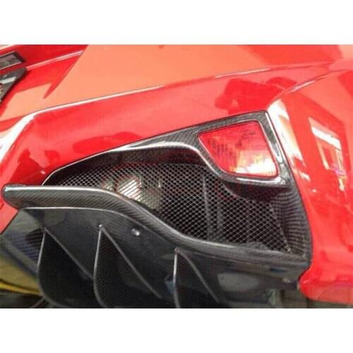 Suitable for, Ferrari F458 carbon fiber, rear fog lamp, hood fog lamp shell body kit, car modification, auto parts