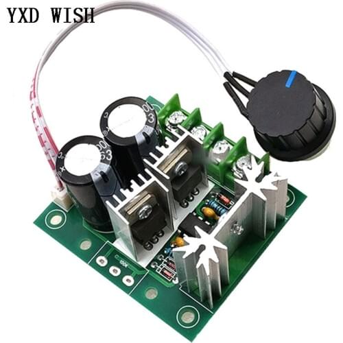 Adjustable PWM DC Motor Speed Controller 10A High Power Stepless Speed Regulation Controller DC 12V-40V 400W Motor Controller