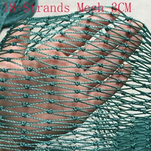 18-strand Mesh 3CM Hole Bird-proof Net Garden Fence Crop Protection Net Bird-proof Deer Cat Dog Chicken Net Orchard Fruit Net
