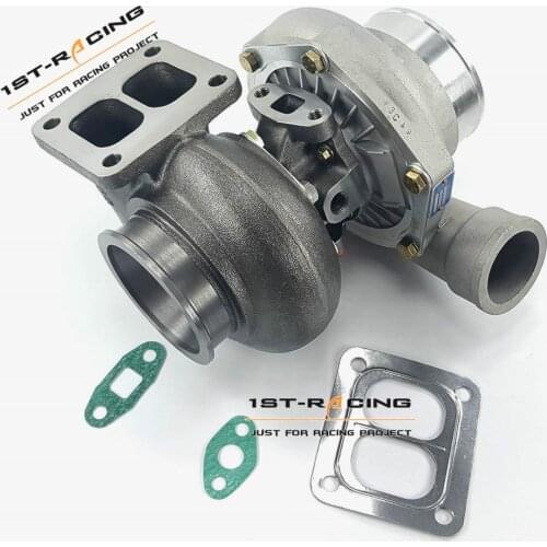Turbo T04Z Comp AR 0.70 Turb A/R 1.32 Oil Cold Twin Scroll T4 Flange Vband 550HP Unlversal