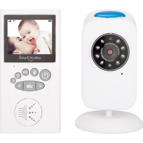 2.4" inch LCD 2.4GHz Wireless Digital video Baby Monitor Night Vision IR LED Temperature Monitoring Nanny Camera Intercom