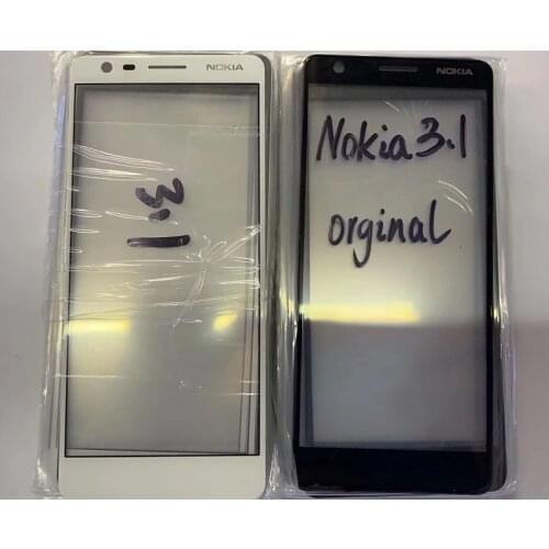 3.1 Outer Screen For Nokia 3.1 NK Front Touch Panel LCD Display Screen Out Glass Cover Lens Phone Repair Replace Part