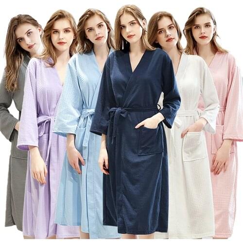 Women Bathrobes Long Bathrobe Ladies Summer Elegant Homewear Comfortable Nightwear Home Casual Pajamas Female Sleepwear
