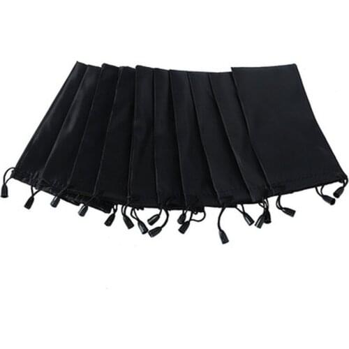 10pcs Soft Cloth Waterproof Sunglasses Bag Microfiber Dust Storage Pouch Glasses Carry Bag Portable Eyewear Case Container