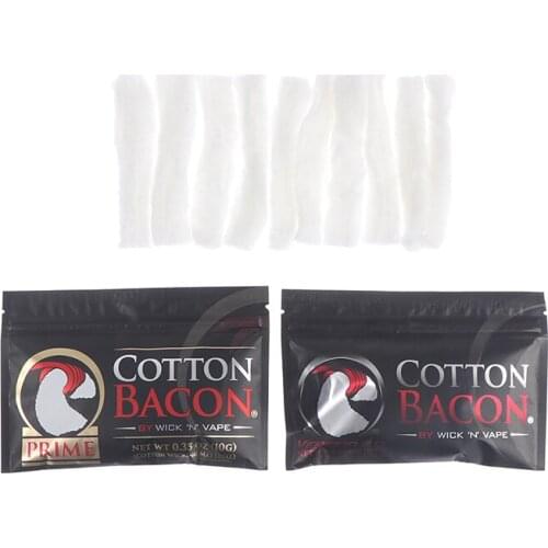 5pcs 2.0 Cotton Bacon Vape Cotton Gold Silver Version Bacon For DIY Atomizer