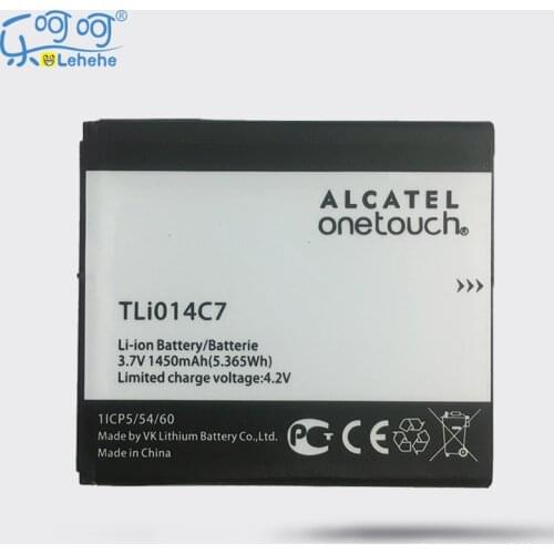 2 X LEHEHE Battery For Alcatel OneTouch Pixi First 4024D 4.0" 3.7V 1450mAh TLi014C7 Battery Replacement Gifts