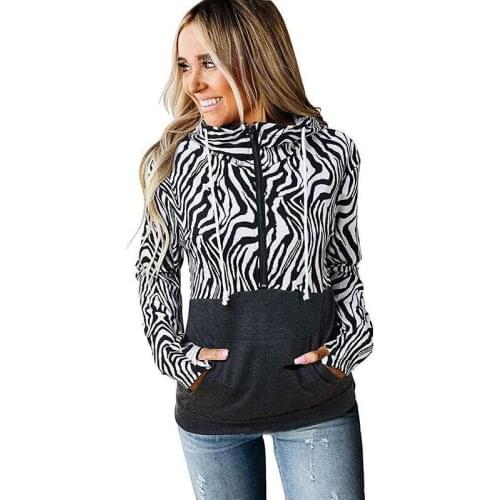 Print Long Sleeve Hoodies Sweatshirts 2020 New Winter Warm Sports Hoodies Top Clothes Hoody Female