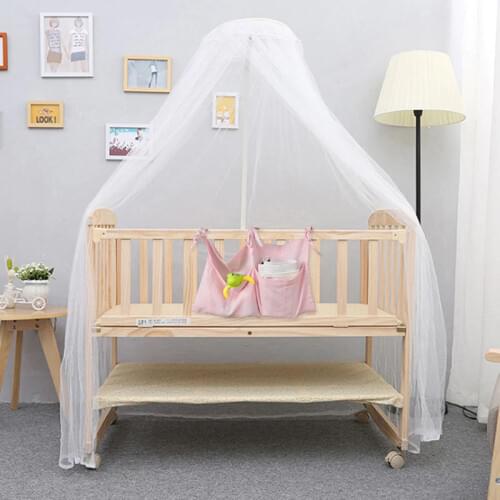 Multi-Function Baby Crib Storage Bag Newborn Hanging Bag Baby Diaper Organizer Toy Diaper Pocket Infant Bedding Set