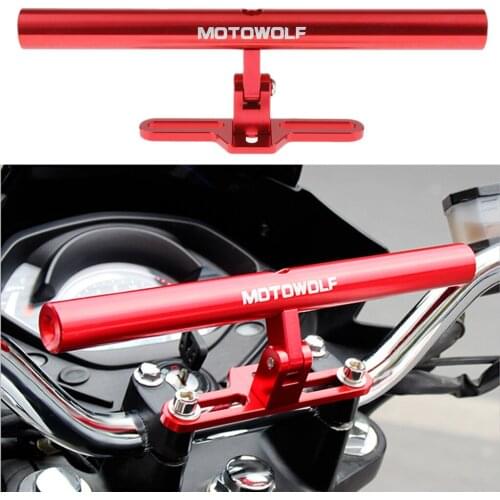 Motorcycle Multi-function Extended Crossbar Bracket Bar 22mm 7/8