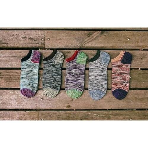 Mens wear Cotton short socks Fashion daily wear Soft and breathable