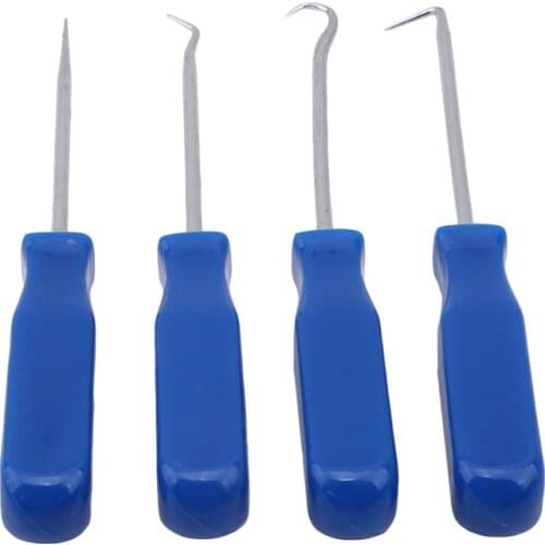 4Pcs 138mm Car Auto Vehicle Oil Seal Screwdrivers Set O-Ring Seal Gasket Puller Remover Pick Hooks Tools Wholesale