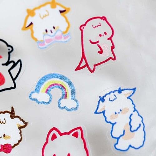 Sheep Flower Nail Decal DIY Nail Art Decoration Manicure Tool Nail Art Sticker