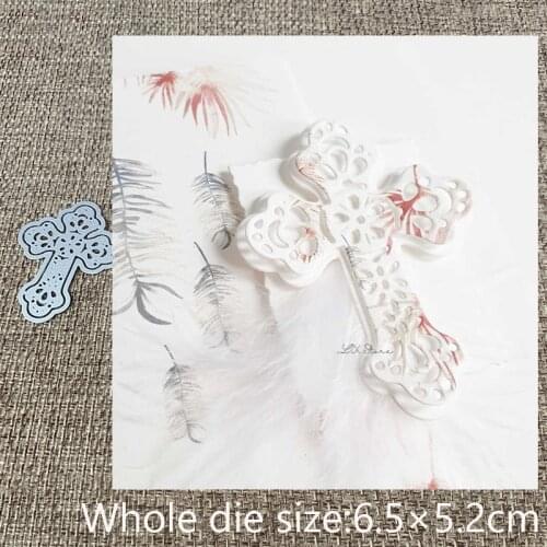 New Design Craft Metal stencil mold Cutting Dies lace cross decoration scrapbook die cuts Album Paper Card Craft Embossing