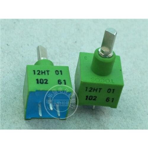 Original new 100% RV121YPHT4C01 12HT 4C 102 1K vertical single potentiometer green (SWITCH)