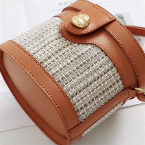 Luxurious Handbags Bags for Women Fashion High Quality Leather Woman Bucket Bag Ladies Crossbody Bags High Capacity Shoulder Bag