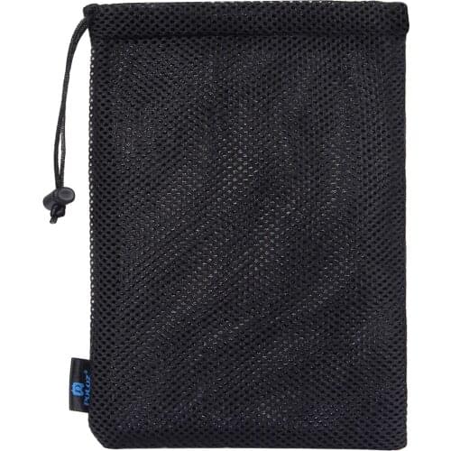 Camera Accessory Rig Nylon Mesh Storage Bag with Stay Cord for GoPro Hero Black 9 , 8 / 7 , Microphone , Camera Lens Storage
