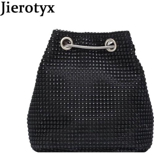 JIEROTYX Luxury Fashion Trendy Women Crossbody Bags Exquisite Diamond Female Shoulder Bags Trendy Bags Ladies Handbag 2020
