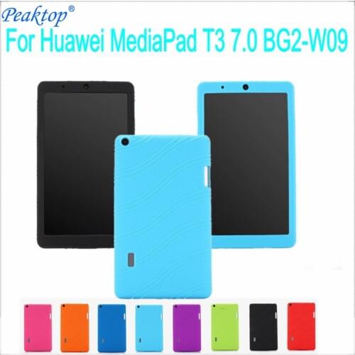 Ultra Slim Soft Silicone TPU Protective Case Cover For Huawei MediaPad T3 7.0 BG2-W09 7.0 inch Tablet