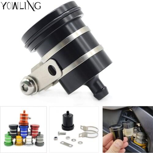 Universal Motorcycle Brake Fluid Reservoir Clutch Tank Oil Fluid Cup For YAMAHA R1 r1 R6 R25 R3 MT09 MT-09 2004 2005 2006 - 2017