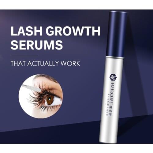 HAIRCUBE Eyelash Growth Enhancer Eyelashes Longer Fuller Thicker Healthier Natural Nourishing Eyelash Serum Eyelash Enhancer