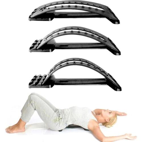 Spine Pain Relief Lumbar Traction Stretching Device Waist Spine Relax Back Massage Board Prevention Lumbar Disc Herniation Brace