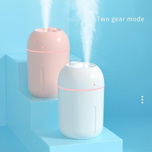 330ML Car Air Humidifier USB Colorful Night Lights Aroma Essential Oil Diffuser Home Spa Car Office Ultrasonic Fogger Mist Maker